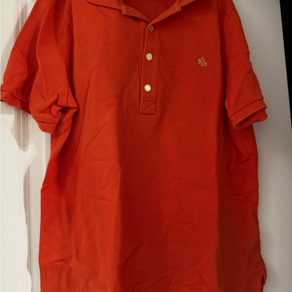 Women’s Orange Polo Shirt